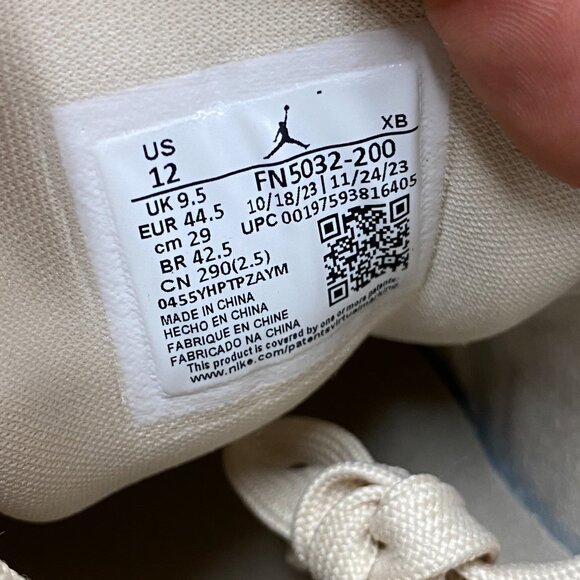 Nike Air Jordan 1 Method of Make Womens Basketball Shoes FN5032-200 VNDS Sz 12 - Picture 9 of 9